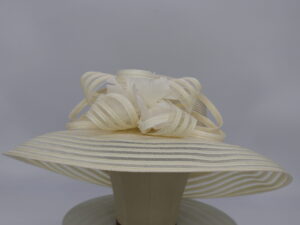Cream Crinoline Hat